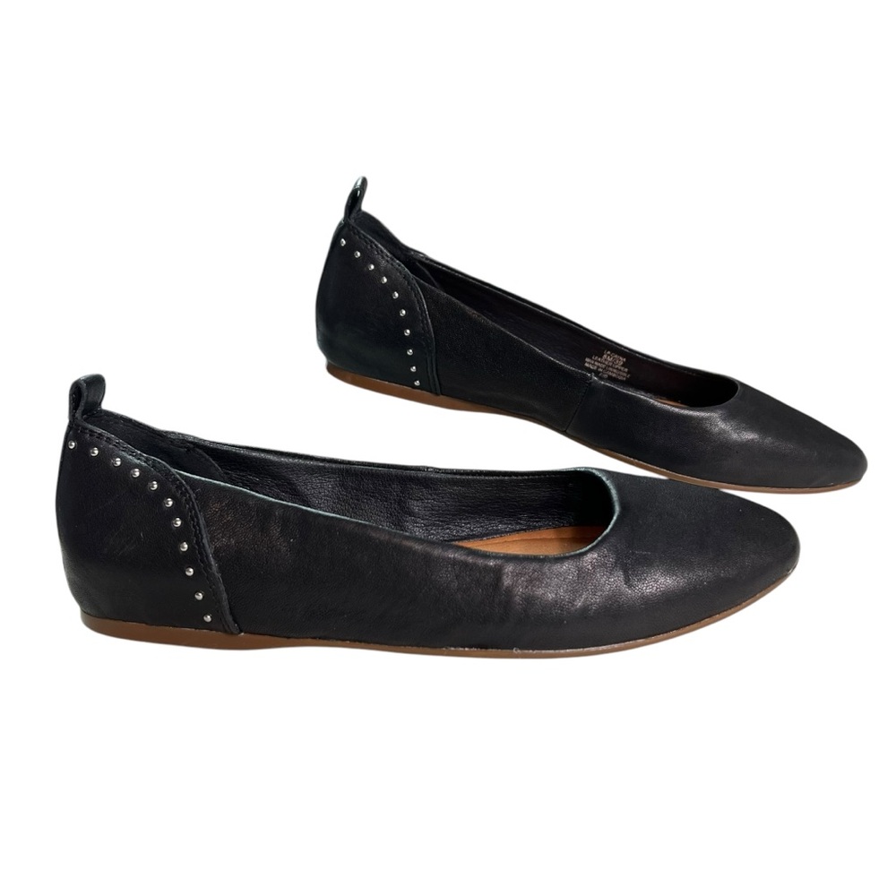 Lucky Brand Shoes Ballet Flats Slip On Leather Classic Studs